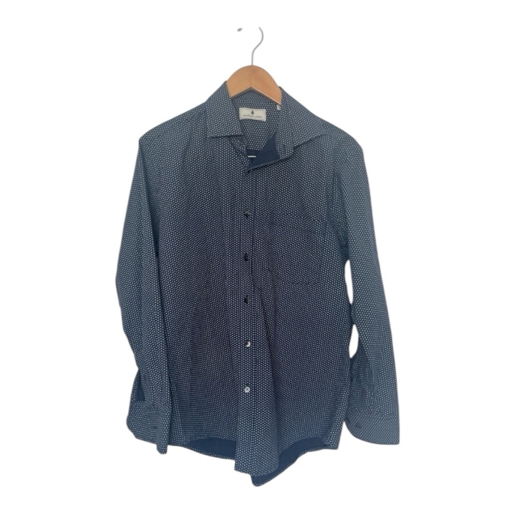 Men’s Southern Pines Navy Button Down - Size M